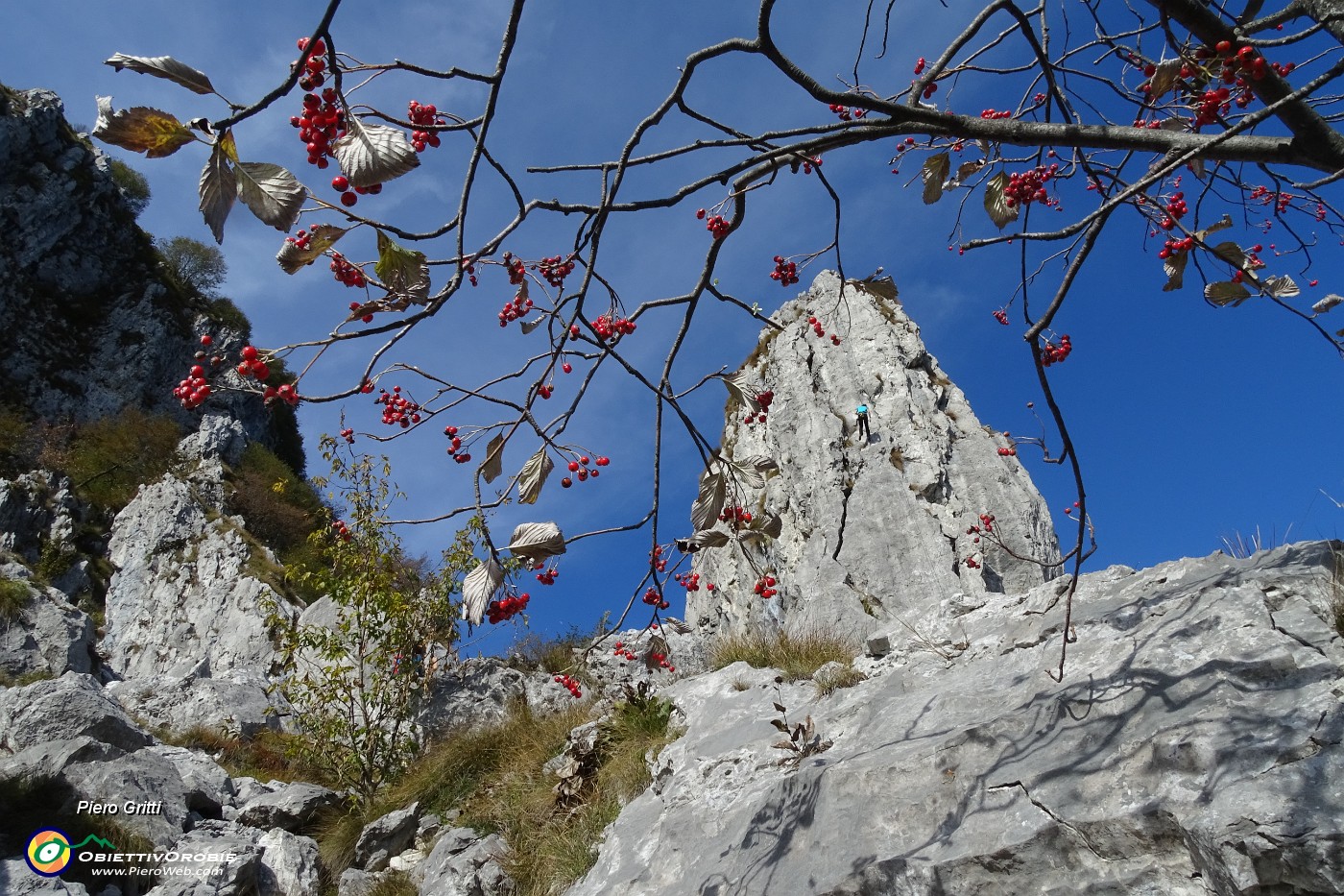 15 Discesa in corda doppia dal Torrione Longo.JPG